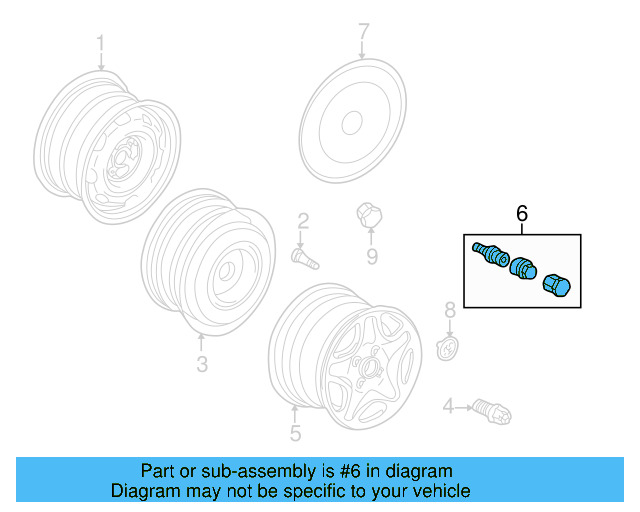 Wheel Lock Kit 535-698-137-A - View 3