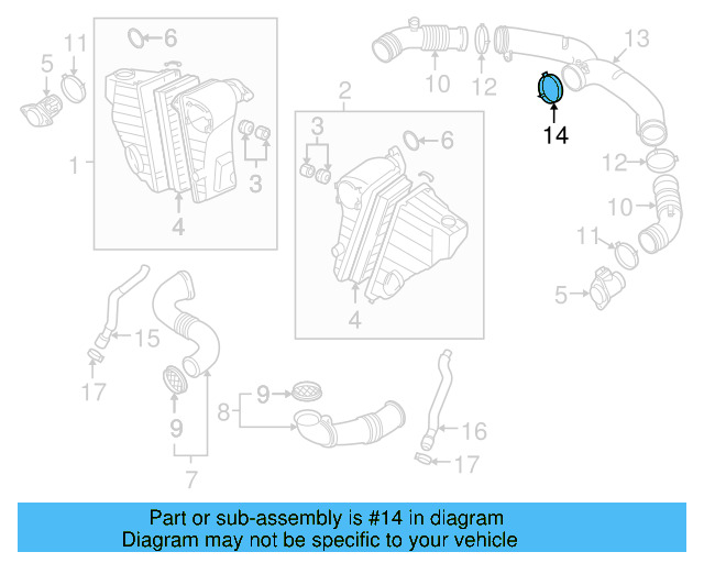 Intake Pipe Clamp N-024-508-5 - View 6