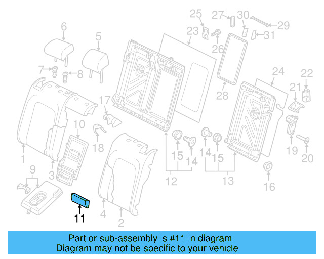 Center Cushion 5GM-885-873-LI8 - View 7