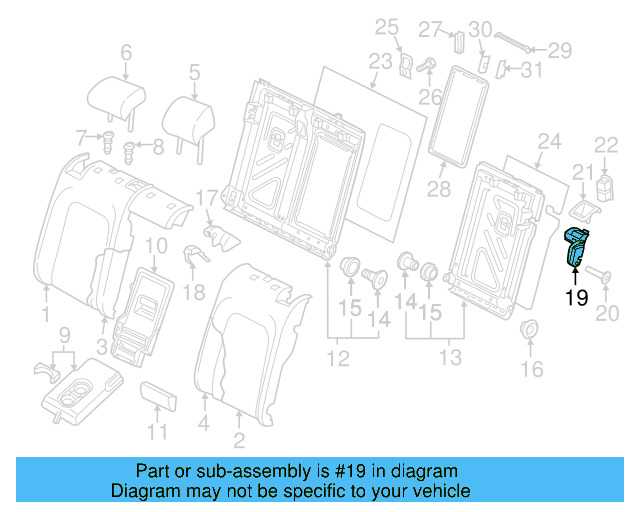 Lock 5Q0-885-682-M - View 19