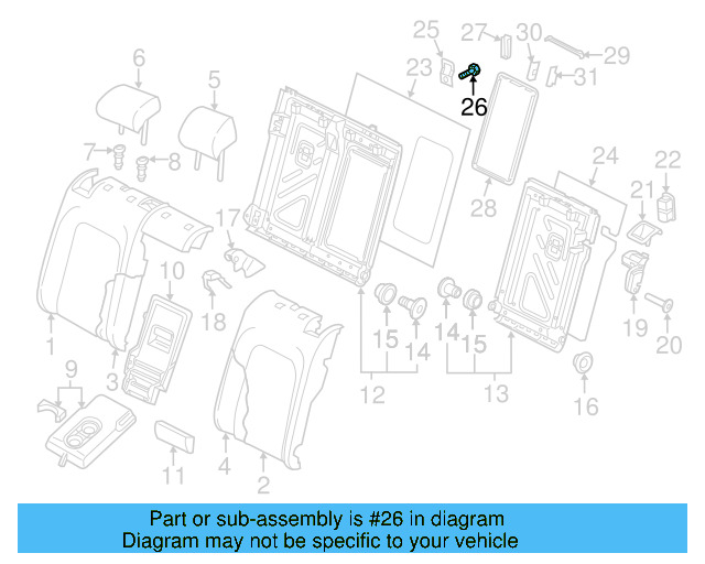 Child Seat Bracket Bolt N-104-165-02 - View 3