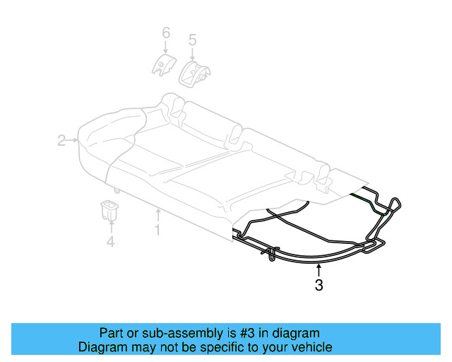 Seat Frame 5QM-885-305 - View 12