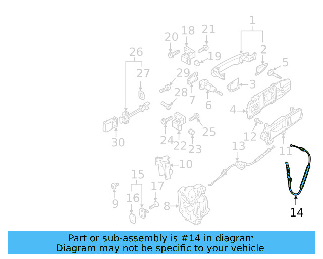Release Cable 561-837-085-M - View 6
