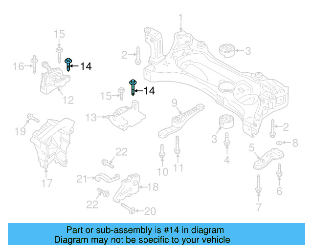 Motor Mount Stud N-910-296-02 - View 120