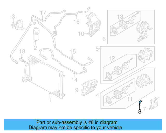 Side Bracket 8D0-260-759-L - View 6