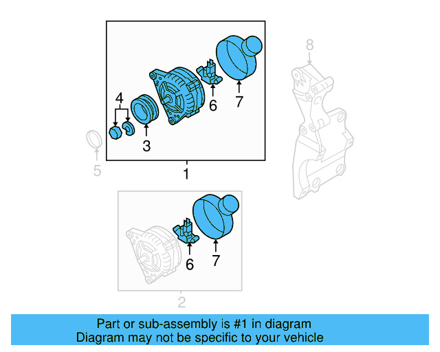 Alternator 06F-903-023-F - View 7
