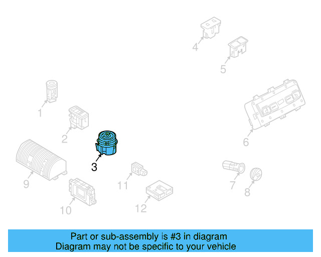 Ride Control Switch 2GA-927-531-A-ICX - View 3
