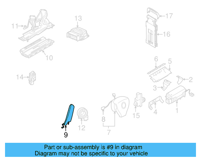 Ft Seat Air Bag 1Q0-880-241-G