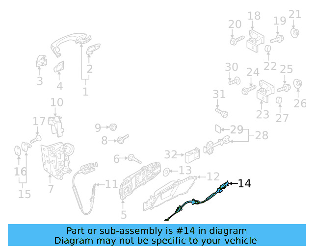 Cable 5N0-837-017-E - View 21