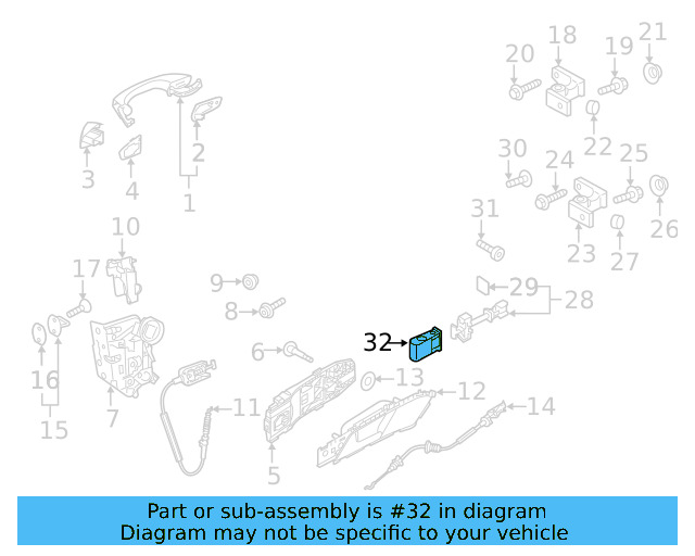 Door Check Bolt N-903-659-13 - View 7