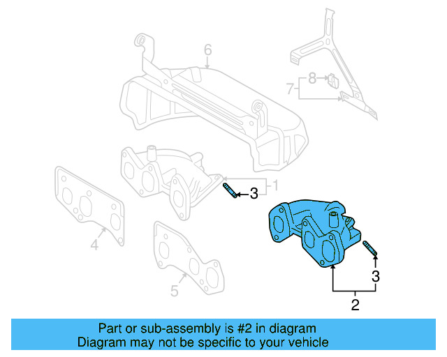 Exhaust Manifold 022-253-032-N