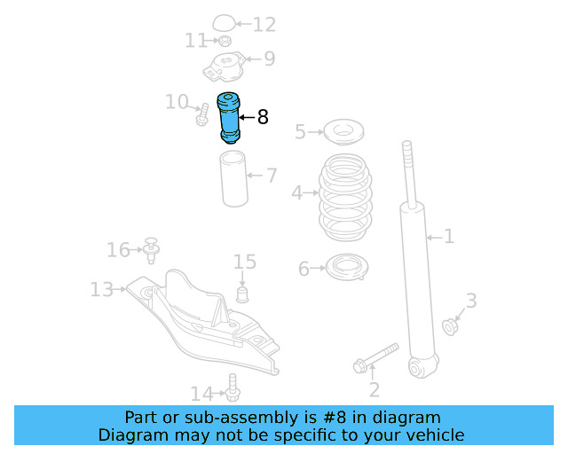 Bumper 3QF-511-357 - View 8