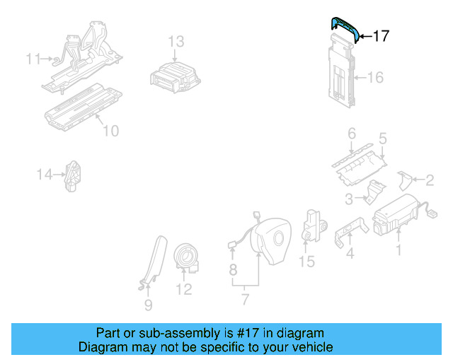 Roll Bar Cover 1Q0-880-513-A-81U - View 4