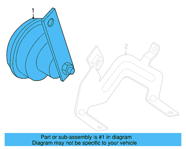Alarm Horn 5C0-951-115 - View 11