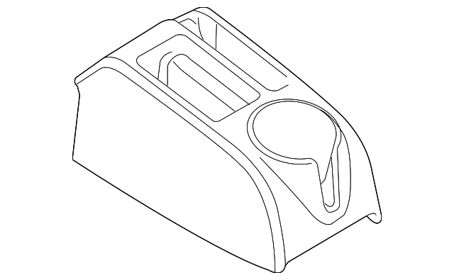 Rear Console 1K0-863-323-P-31X - View 3