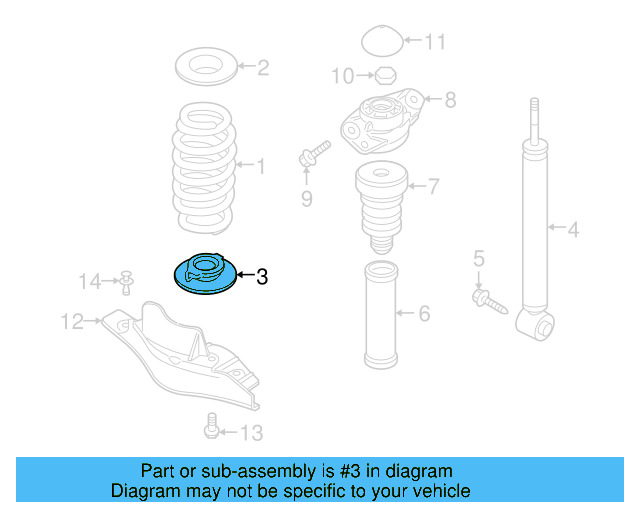 Lower Seat 1K0-512-297-D - View 13