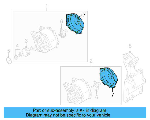 Alternator Cable Cap 06B-903-193-B - View 5