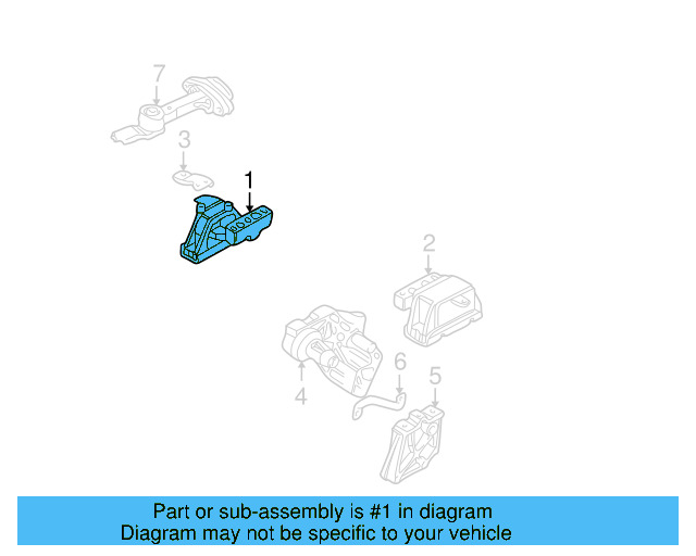 Mount 1J0-199-262-BF - View 12