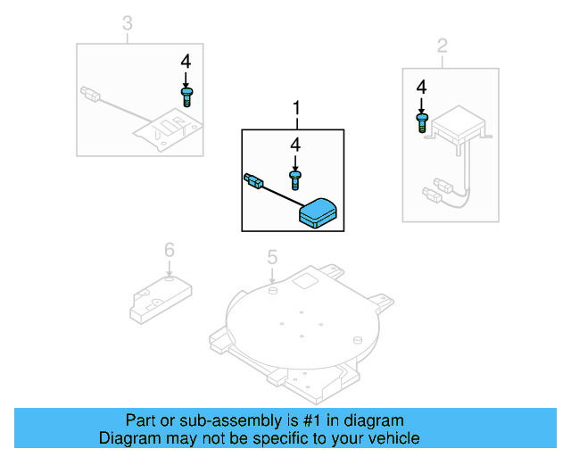 Antenna 1Q0-035-540-B - View 3