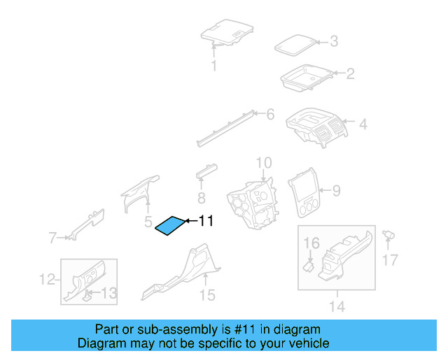 Lower Cover 1K0-857-367-C-71N - View 10