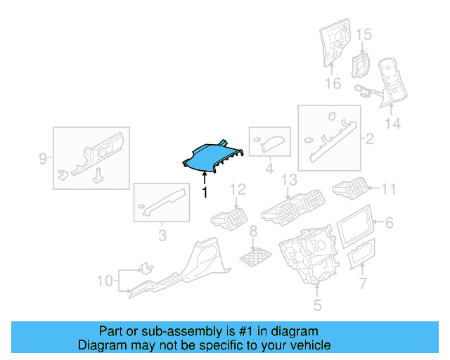 Instrument Panel Plug 1T0-857-489 - View 101