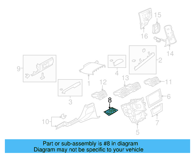 Instrument Panel Plug 1T0-857-489 - View 12