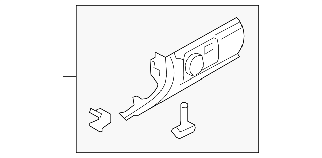 Trim Cover 1K1-858-365-AJ-82V - View 3