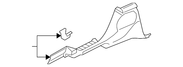 Instrument Panel Knee Bolster 5K1-858-366-B-82V - View 2