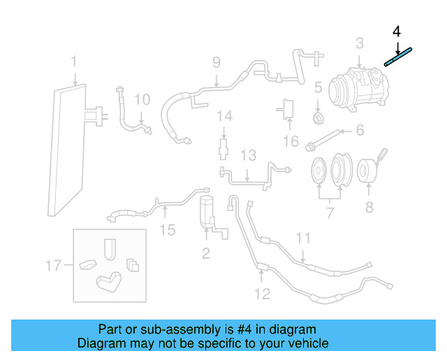 Compressor Mount Stud WHT-004-525 - View 6
