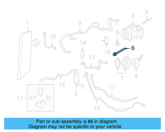Compressor Bolt 7B0-999-005 - View 3