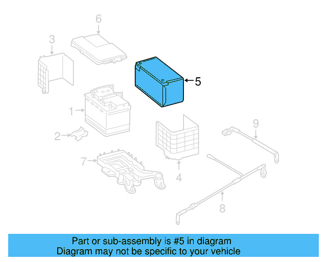 Battery Cover 5WA-915-418