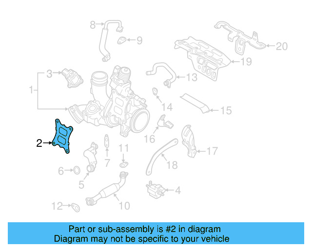 Gasket 06L-253-039 - View 15