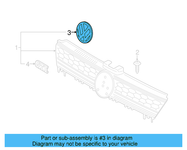 Emblem 5G0-853-601-2ZZ - View 17