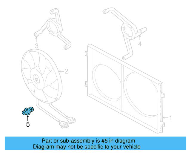 Engine Cooling Fan Temperature Switch 1J0-959-481-A - View 7