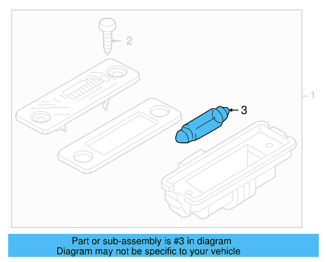 License Lmp Bulb N-017-725-4 - View 6