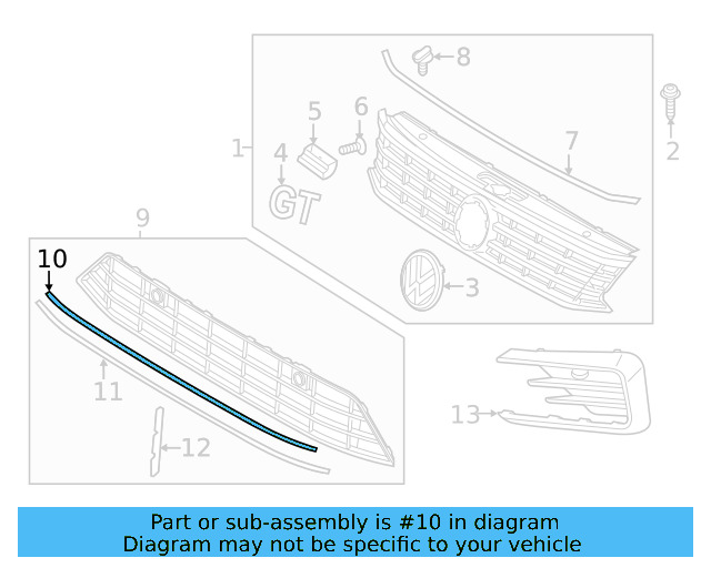 Upper Molding 561-853-101-C-2ZZ - View 4