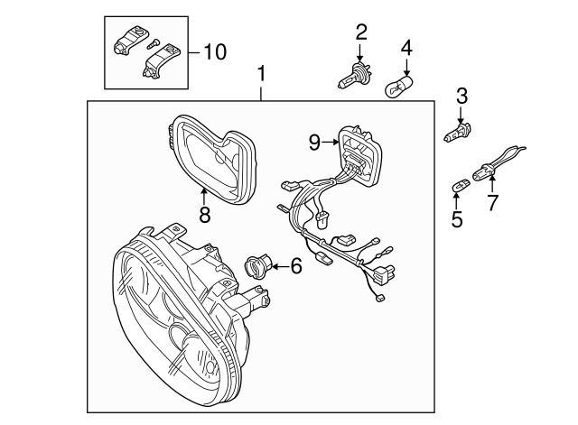 Socket & Wire 1J0-941-953