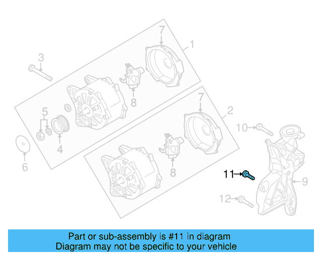 Mount Bracket Lower Bolt N-910-268-02 - View 14