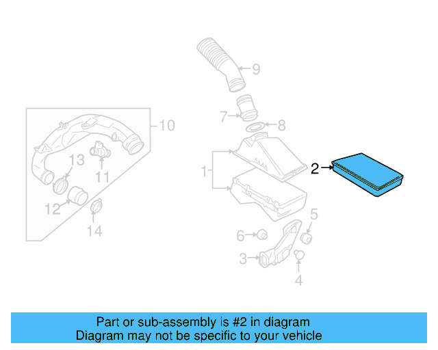 Air Filter 1J0-129-620 - View 36
