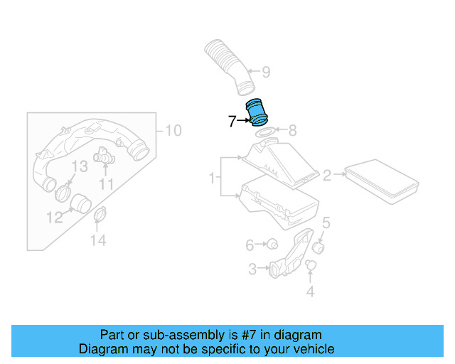 Mass Air Flow Sensor 038-906-461-B - View 10