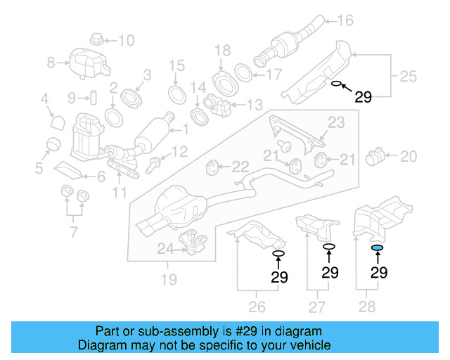 Heat Shield 1K5-825-721-C - View 26