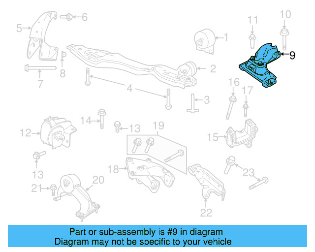 Mount Support 7B0-199-555-B - View 4