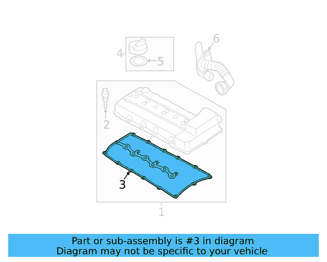 Valve Cover Gasket 03H-103-483-E - View 18