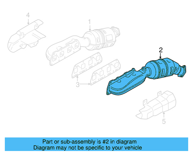 Exhaust Manifold 07D-253-019-JX - View 2