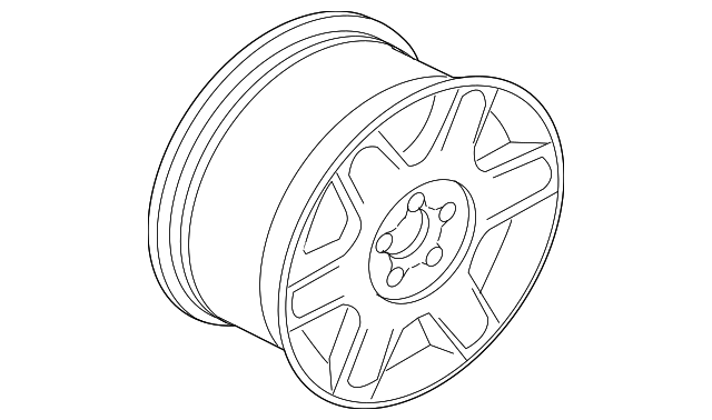 Wheel, Alloy 1J0-601-025-AD-091 - View 28