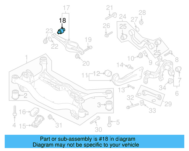 Trailing Arm Bushing 3C0-505-541 - View 11