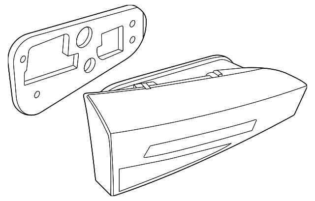Backup Lamp Assembly 561-945-093-M - View 3