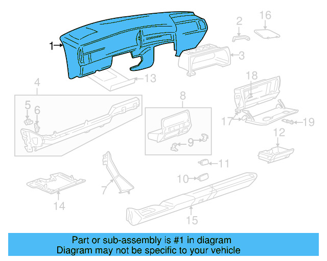 Dash Pad 1HM857003N08P