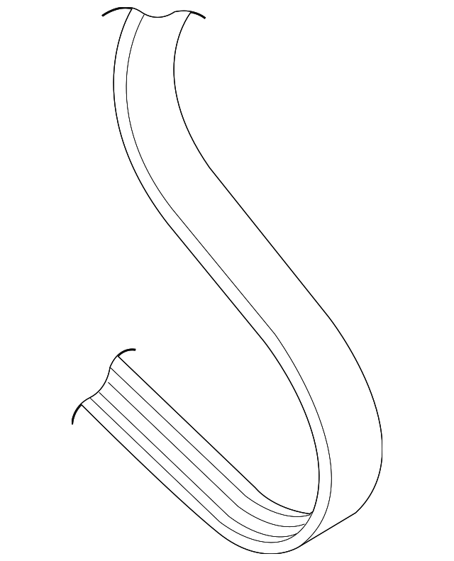 Serpentine Belt 06A-260-849-C - View 3