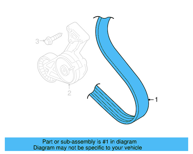 Serpentine Belt 06A-260-849-C - View 10